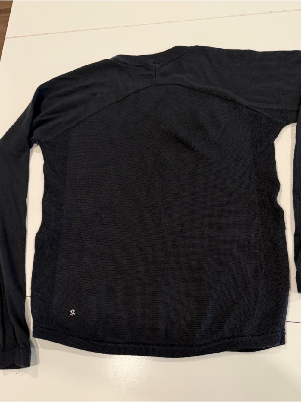 lululemon athletica Black Crew Neck Sweater